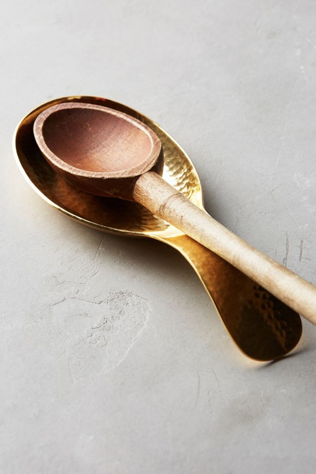 Hammered Borealis Spoon Rest #1