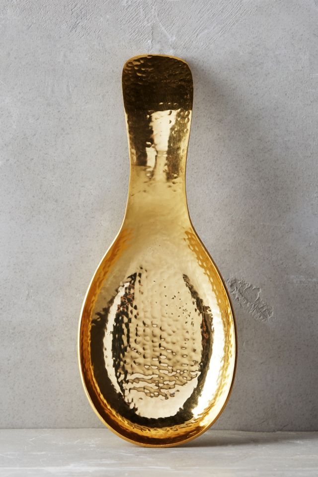 Hammered Borealis Spoon Rest