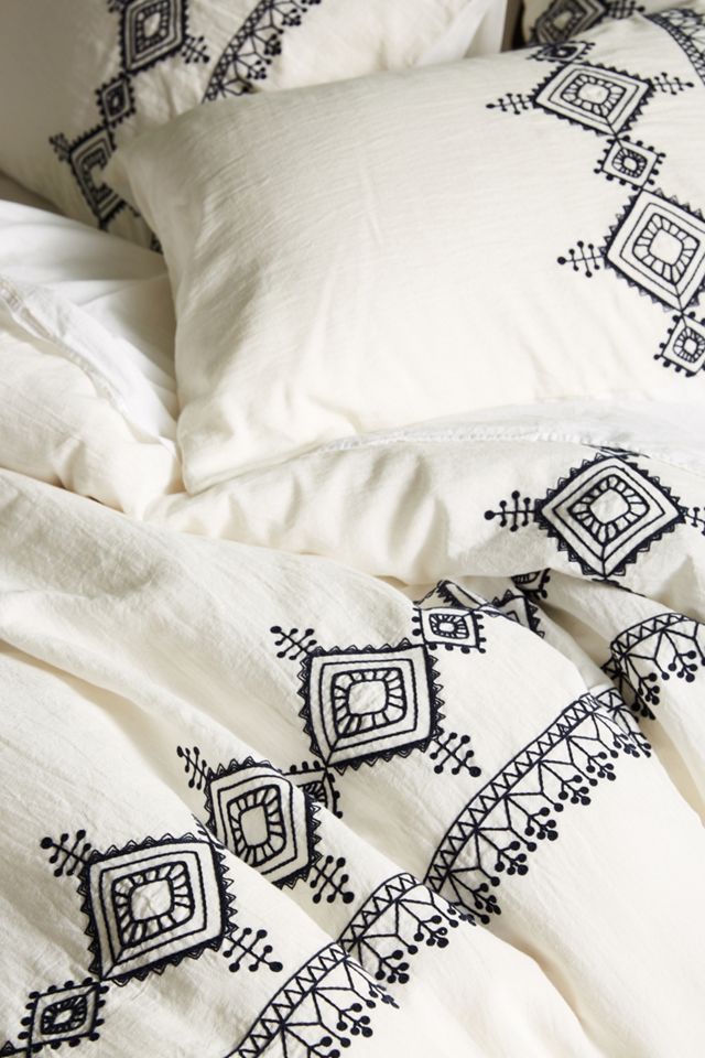 Embroidered Argenta Duvet Cover #1