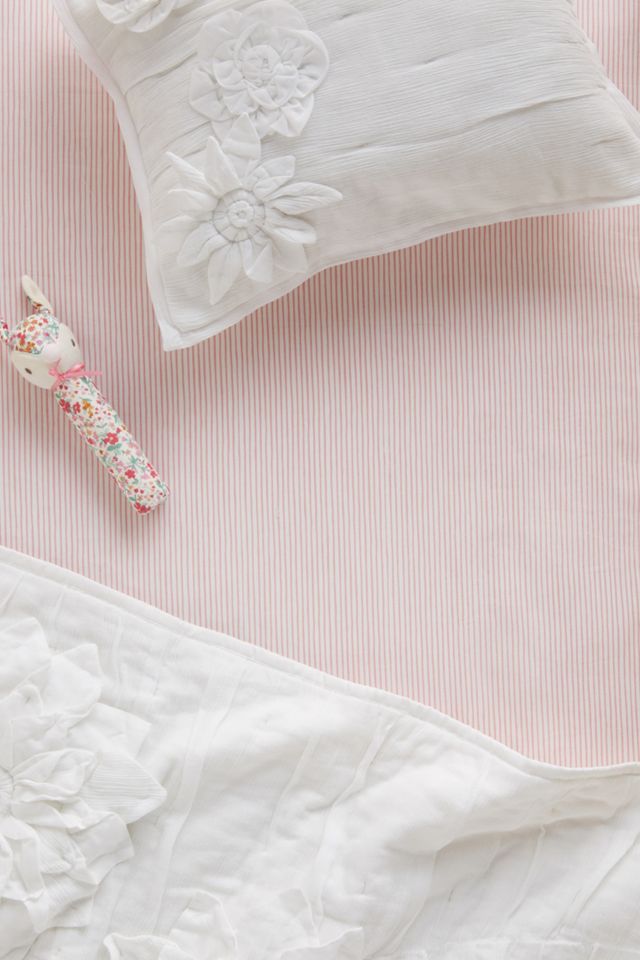 Soft Stripes Crib Sheet