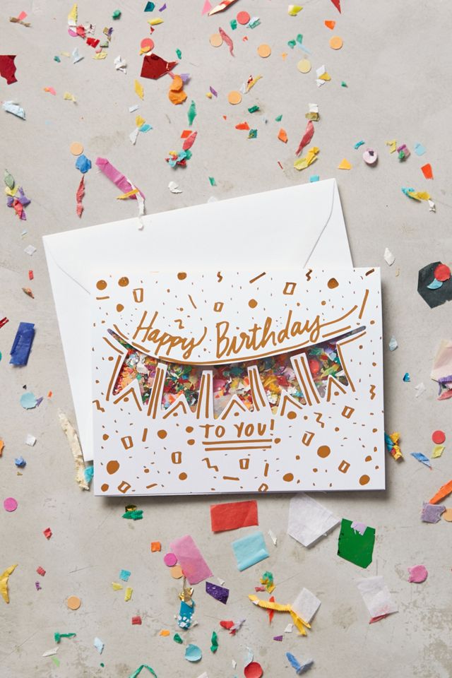 Confetti Birthday Card