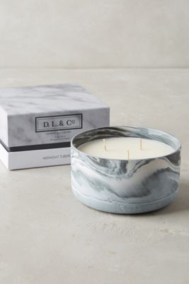 D. L. & Co. Marbled Candle