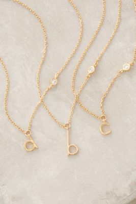 Mini Monogram Pendant Necklace