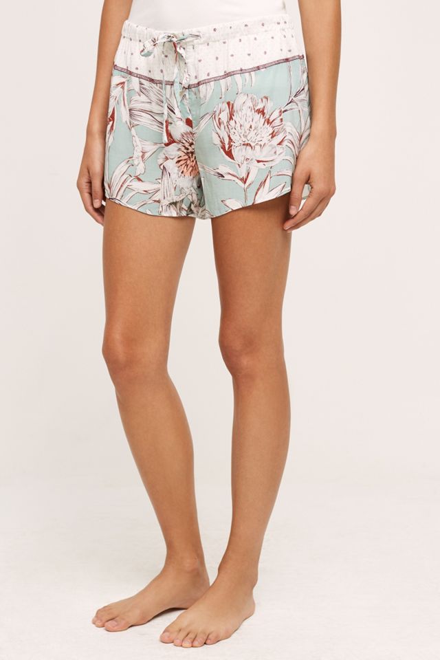 Minted Fleur Sleep Shorts #1