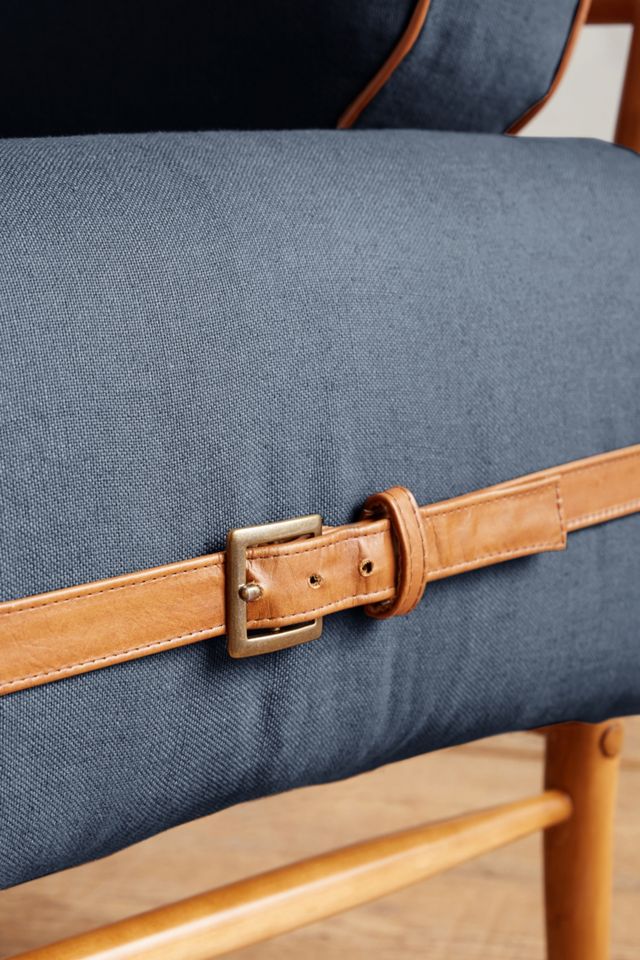 Belgian Linen Rhys Settee #2