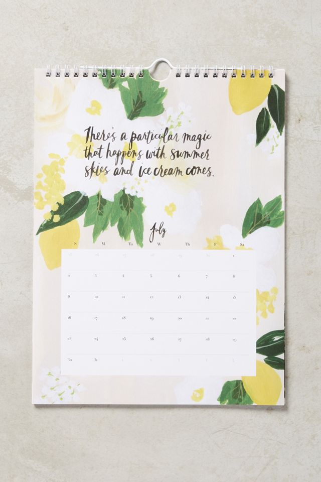 Floral 2017 Calendar #2
