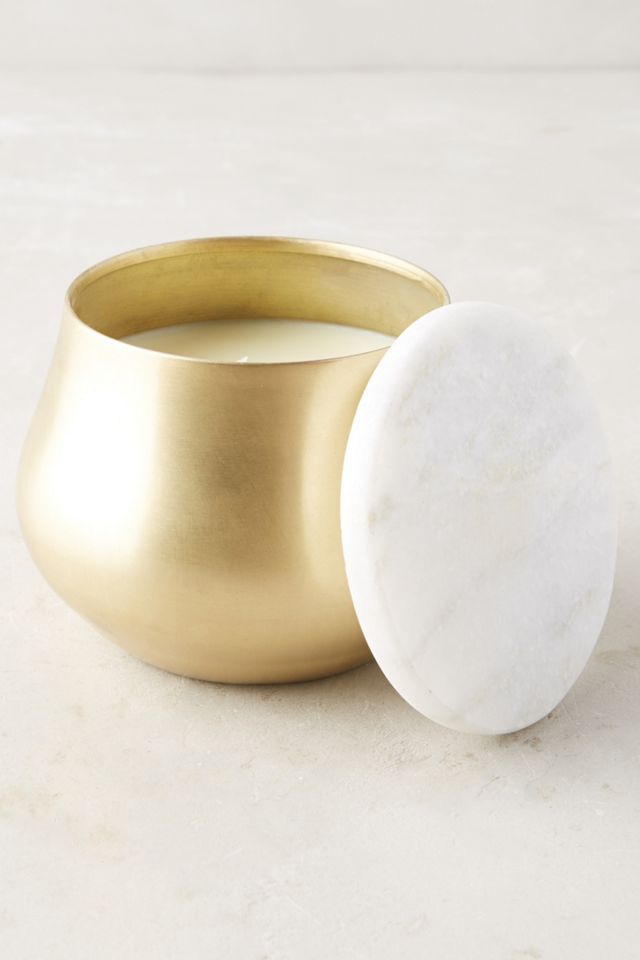 Capri Blue Burnished Candle #2