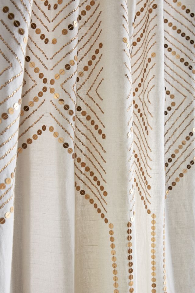 Linear Sequin Curtain #1