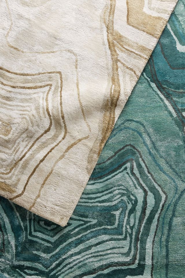 Malachite Rug Swatch #3
