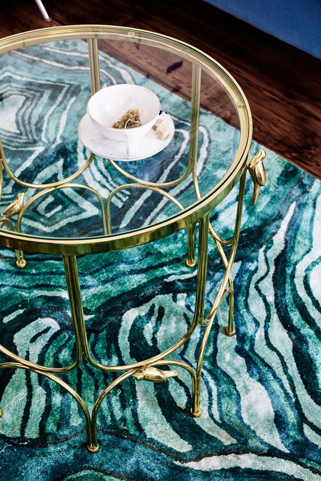 Malachite Rug Swatch #4