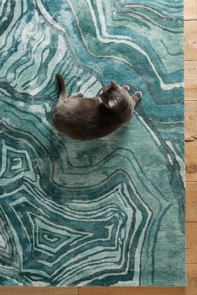 Malachite Rug Swatch #1