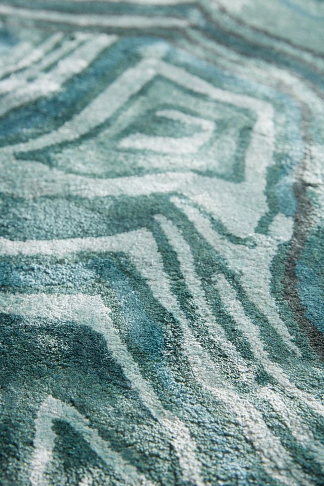 Malachite Rug Swatch #2