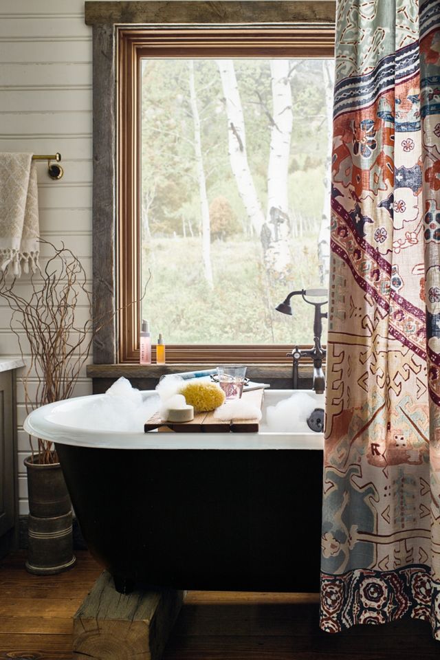 Risa Organic Cotton Shower Curtain #3
