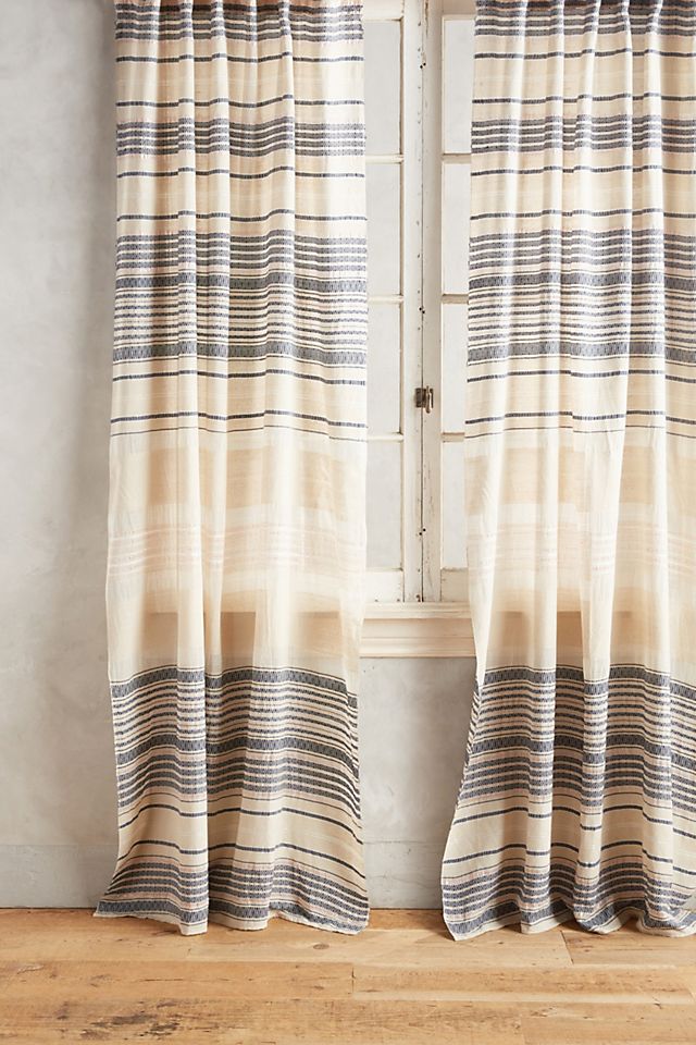 Yarn-Dyed Lucida Curtain | Anthropologie