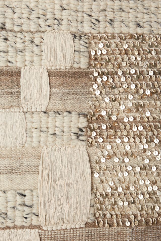 Navy-Dipped Kilim Tapestry Wall Art #1