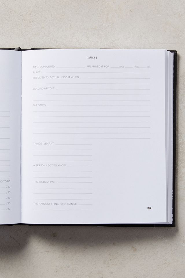 My Bucket List Fill-In Journal #2