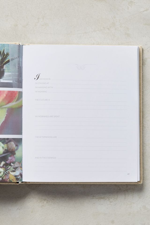 Swept Away By Wanderlust Fill-In Journal #2