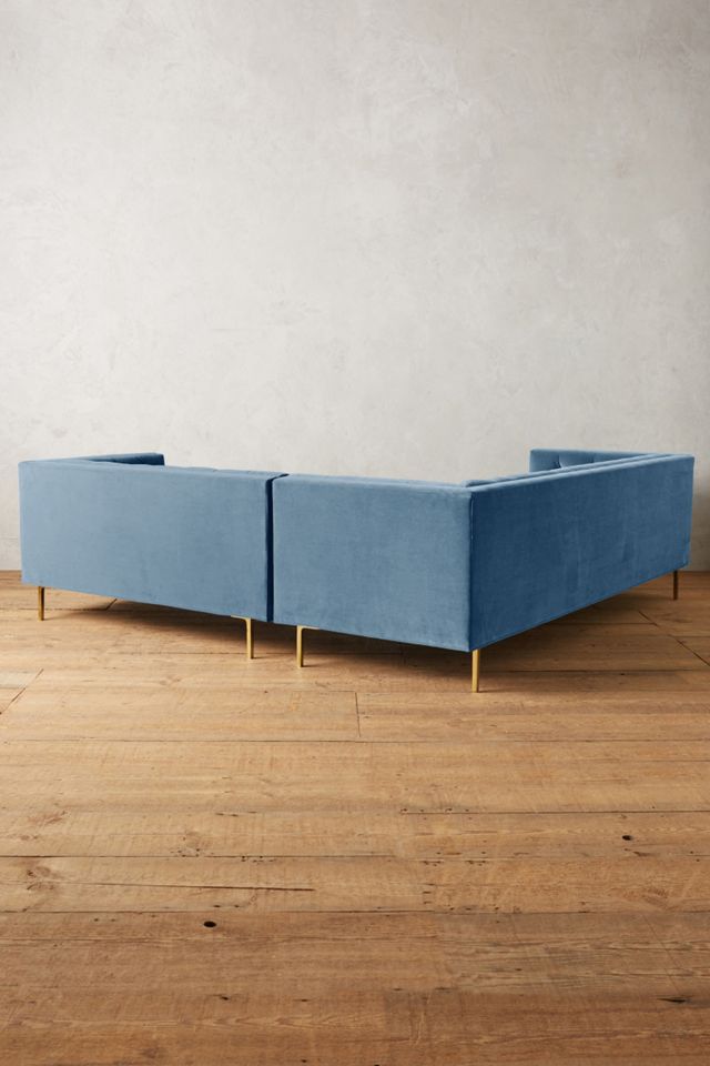 Velvet Mina Right Sectional #1