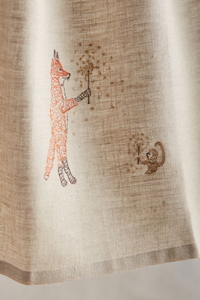 Linen Portrait Tea Towel #1