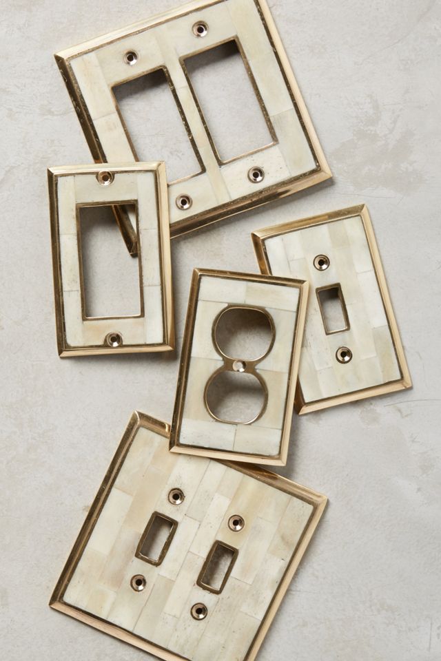 Bone Inlay Switch Plate Anthropologie