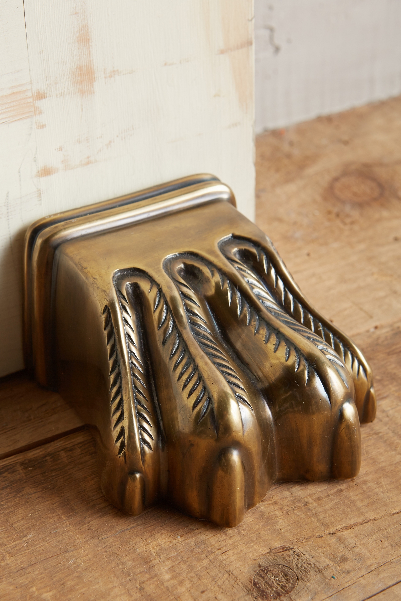 Antiqued Claw Doorstop