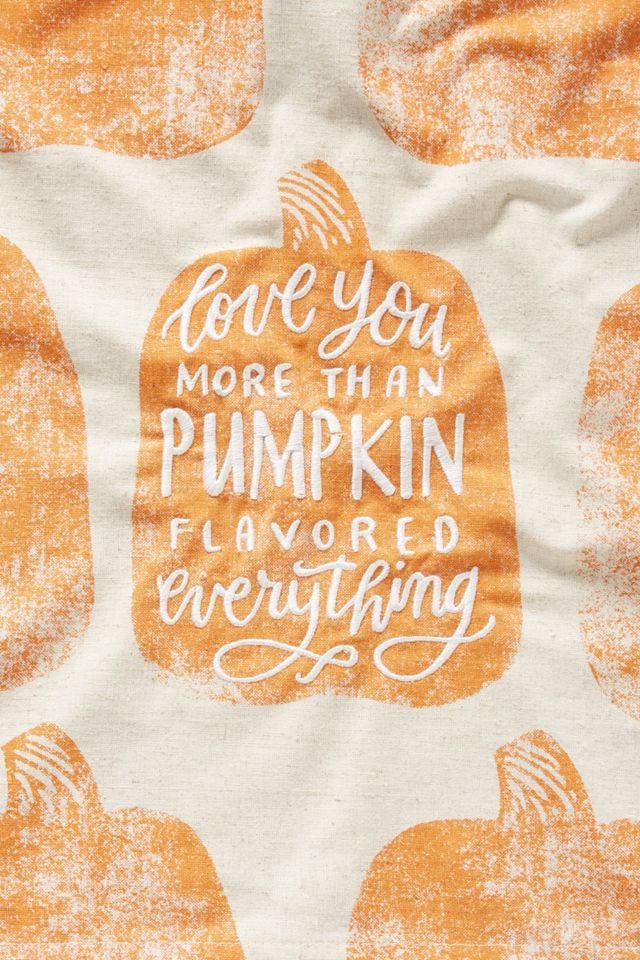 Pumpkin Tea Towel #2