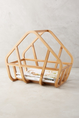 Bamboo Magazine Rack | Anthropologie