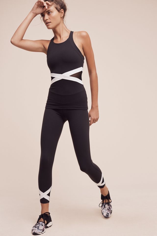 X-Marked Mesh Leggings #1