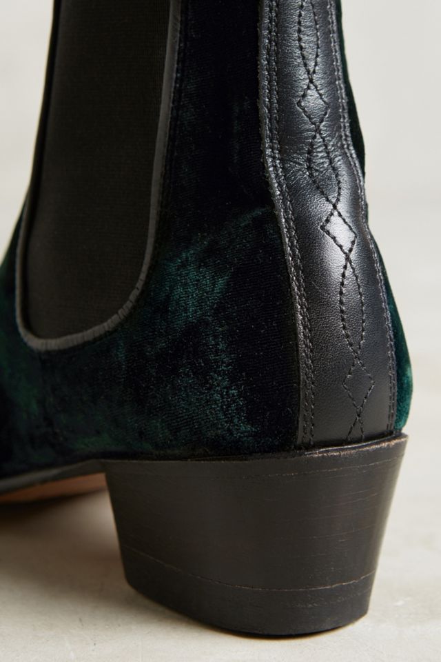 Penelope Chilvers Velvet Chelsea Boots #4