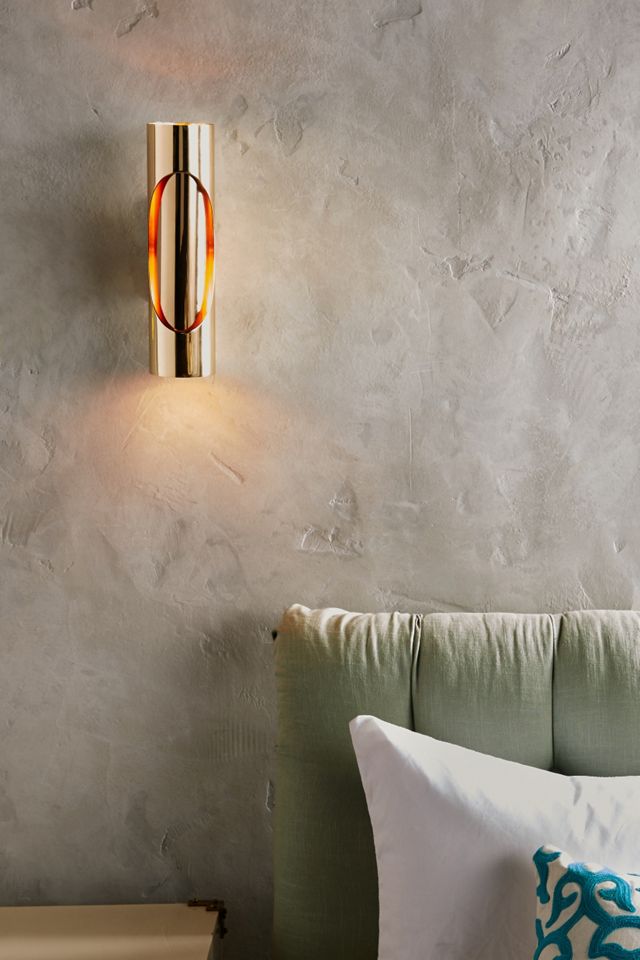 Brass Ellipse Sconce #2