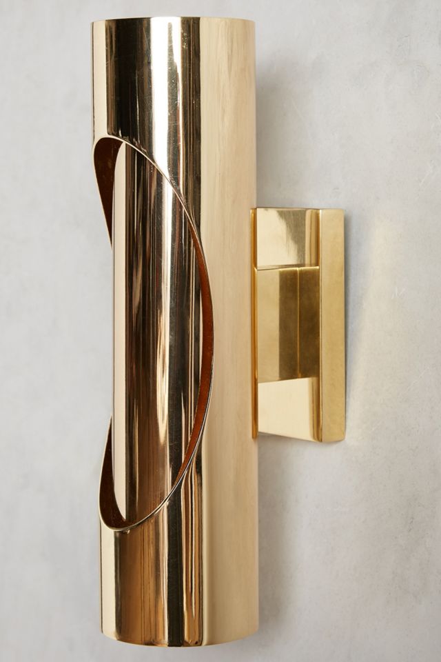 Brass Ellipse Sconce #3