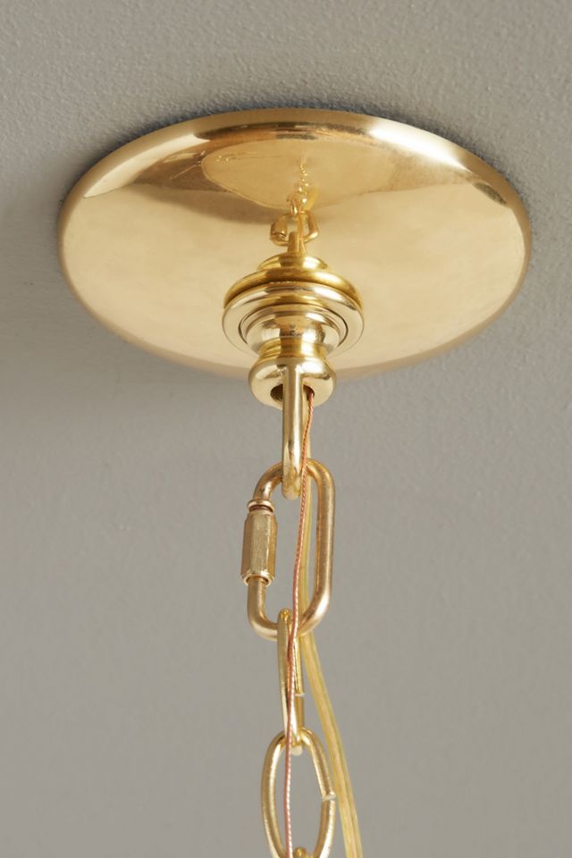 Golden Perch Chandelier #5