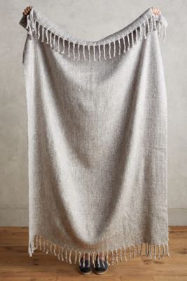 Soft-Brushed Gingham Throw