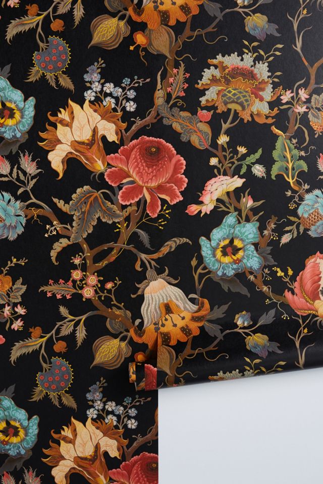 House of Hackney Artemis Floral Black Wallpaper #4