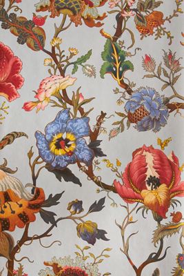 House of Hackney Artemis Floral Black Wallpaper