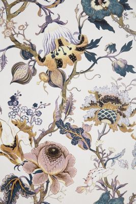 House of Hackney Artemis Floral Black Wallpaper