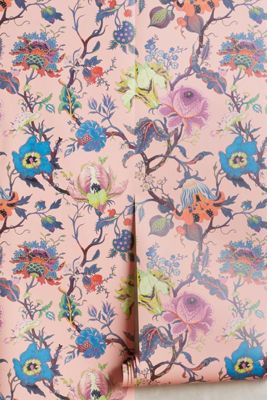House of Hackney Artemis Floral Black Wallpaper