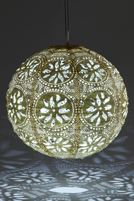 Floral Lace Solar Lantern
