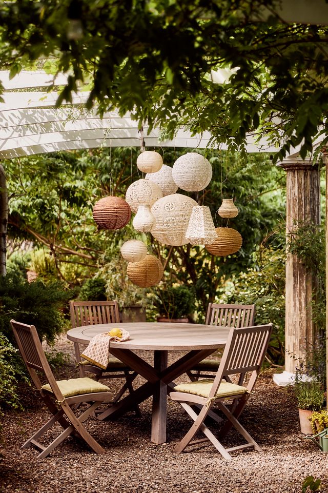 Floral Lace Solar Lantern #6