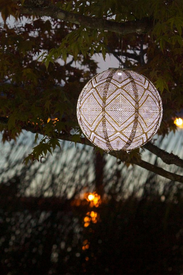 Geometric Lace Solar Lantern #2