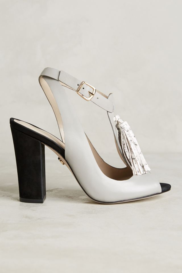 Guilhermina Tassel T-Strap Heels #1