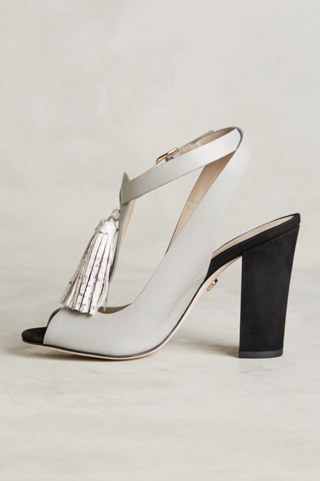 Guilhermina Tassel T-Strap Heels #2