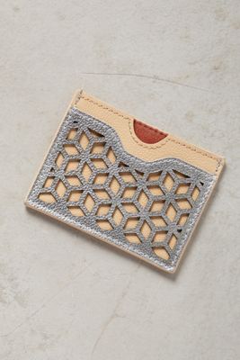 Lasercut Leather Card Holder