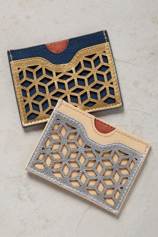 Lasercut Leather Card Holder #2