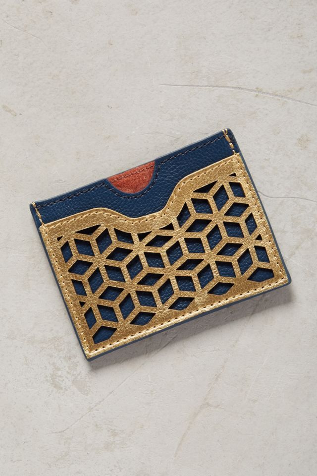 Lasercut Leather Card Holder