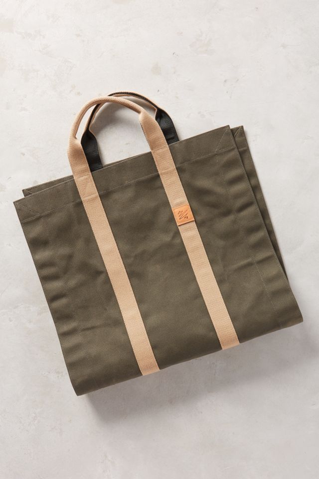 Evergreen Canvas Log Holder #1