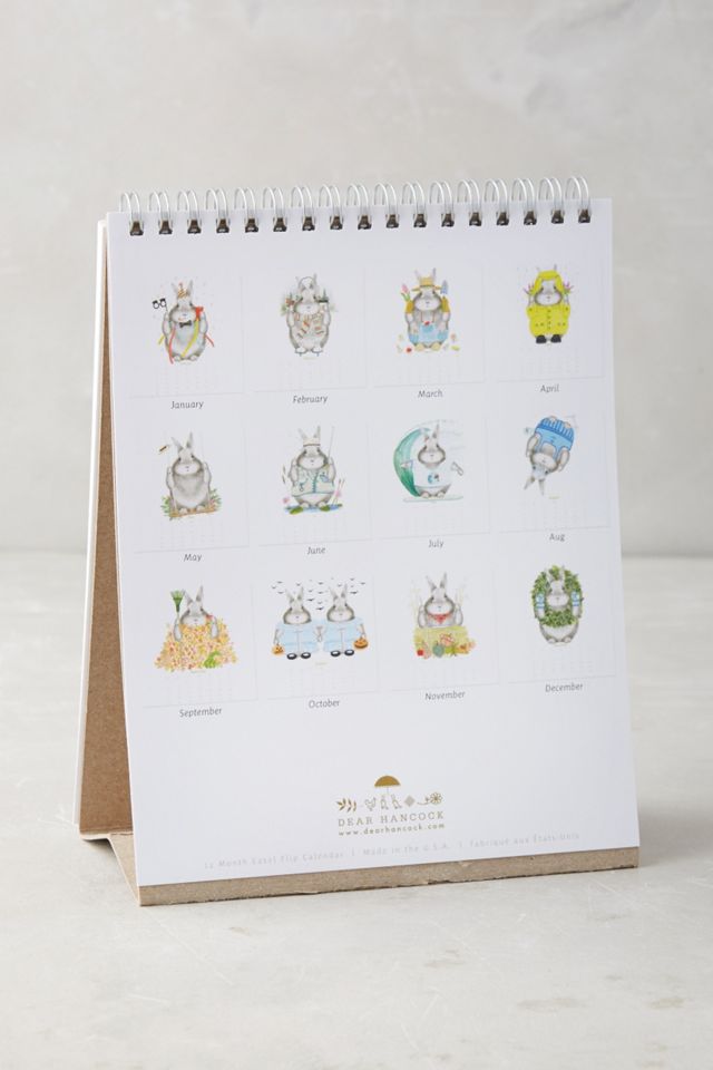 The Bunny 2017 Desk Calendar #2