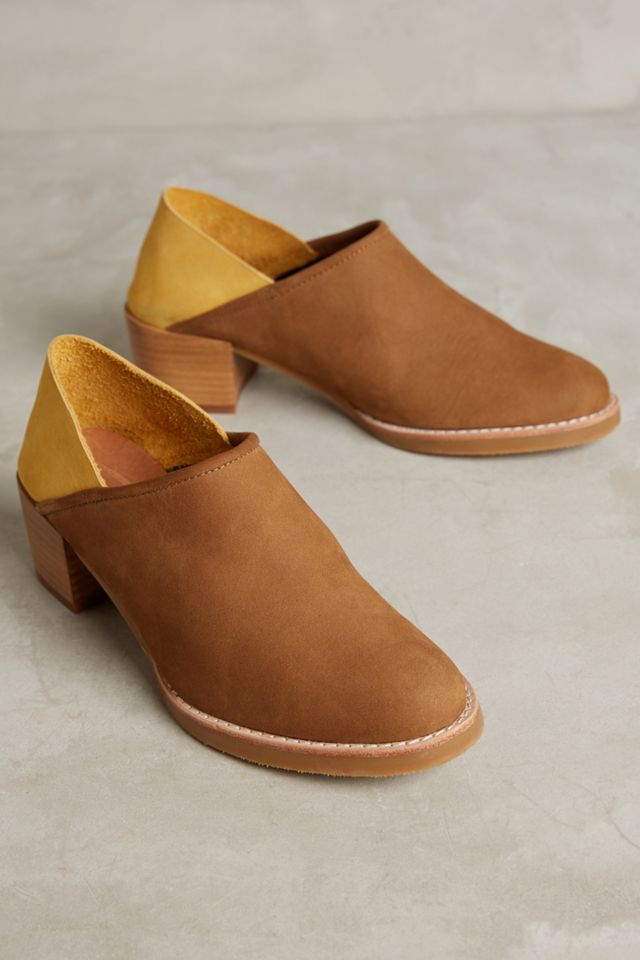 All Black Colorblock Fold-Back Booties #2