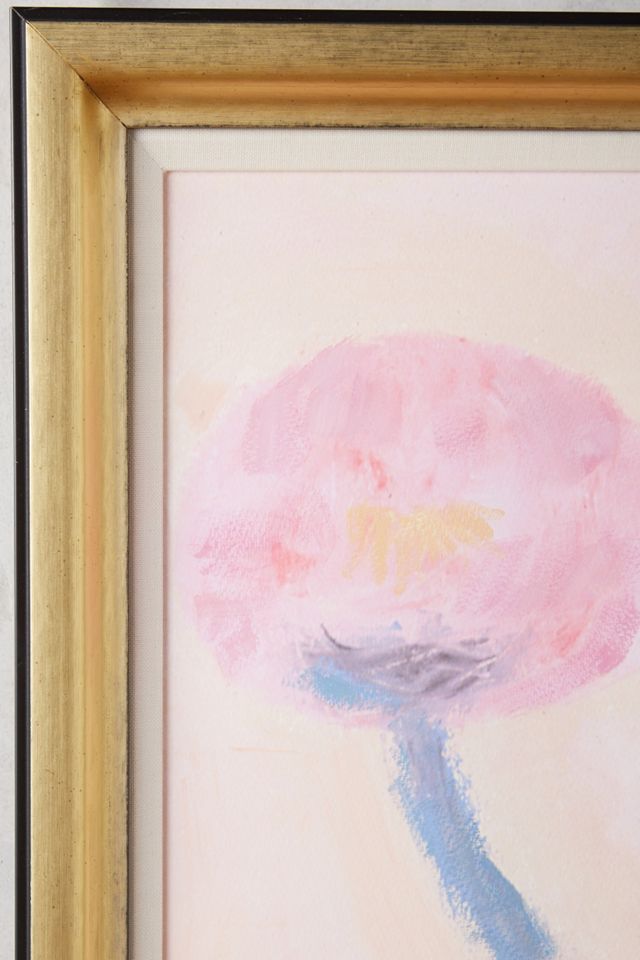 Pink Rose Wall Art #1