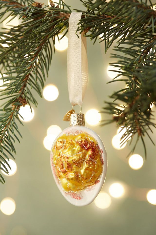 Deviled Egg Glass Ornament Anthropologie